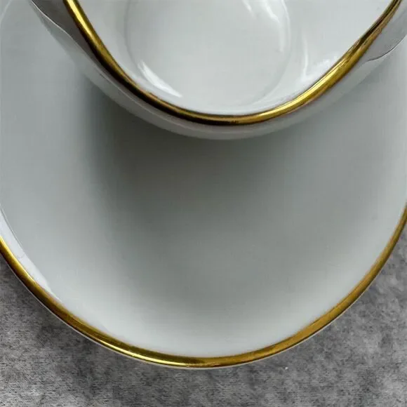 Noritake Wheatcroft Gravy Boat w/ Attached Underplate Vintage China 5852 - Picture 3 of 12